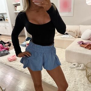 FP Movement Blue Athletic Shorts